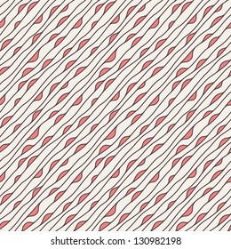 Seamless pattern. Irregular abstract texture with diagonal direction. Hand drawn background