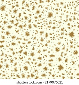 Seamless pattern with irregular dots. Hand drawn vector illustration. Flat color design.