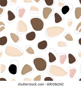 seamless pattern with irregular shapes  and different color. can be used for textile print, wrapping paper or as abstract background
