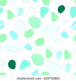 seamless pattern with irregular shapes  and different color. can be used for textile print, wrapping paper or as abstract background