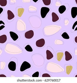 seamless pattern with irregular shapes  and different color. can be used for textile print, wrapping paper or as abstract background