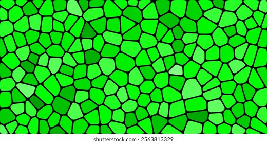 A seamless pattern of irregularly shaped, multicolored stone tiles. The tiles are arranged in a random pattern, creating a visually interesting and textured background.