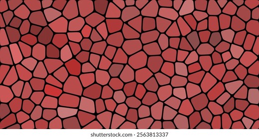 A seamless pattern of irregularly shaped, multicolored stone tiles. The tiles are arranged in a random pattern, creating a visually interesting and textured background.