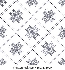 Seamless pattern. Islam, Arabic, Indian, ottoman motifs