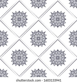 Seamless pattern. Islam, Arabic, Indian, ottoman motifs