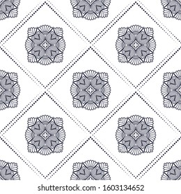 Seamless pattern. Islam, Arabic, Indian, ottoman motifs