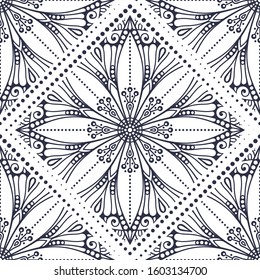 Seamless pattern. Islam, Arabic, Indian, ottoman motifs