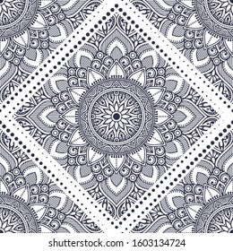 Seamless pattern. Islam, Arabic, Indian, ottoman motifs