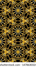 seamless pattern of islamic abstract ornament. design use for background, print and fashion design