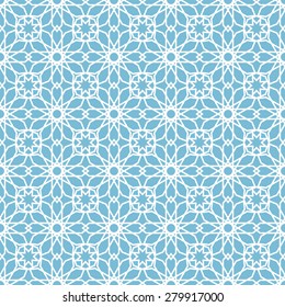  Seamless pattern in Islamic / Ornamental pattern. Traditional Arabic seamless ornament. / Elegant background for cards,