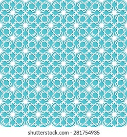 Seamless pattern in Islamic Ornamental pattern. Traditional Arabic seamless ornament. Elegant background for cards,
