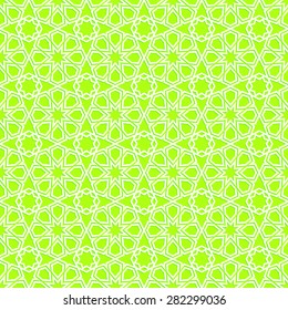 Seamless pattern in Islamic Ornamental pattern. Traditional Arabic seamless ornament. Elegant background for cards, 