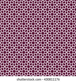 Seamless pattern in Islamic / Ornamental pattern. Traditional Arabic seamless ornament. / Elegant background for cards.
