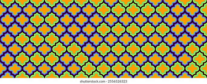 Seamless pattern in islamic style. Vector background. Seamless abstract geometric pattern. Vector Illustration. Black abstract line geometric pattern. Perfect for print, design and textile