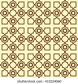 Seamless pattern in islamic style. Vector background
