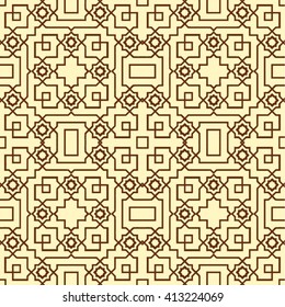 Seamless pattern in islamic style. Vector background
