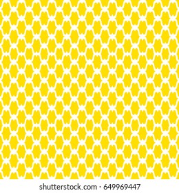 Seamless pattern in Islamic style. Vector background.Yellow and white