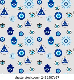 Seamless pattern. Isoteric flat background. Symbol..