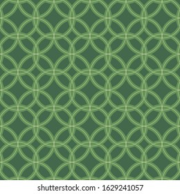 seamless pattern in jade color. Inspired from wood carving of traditional decoration in taiwan.