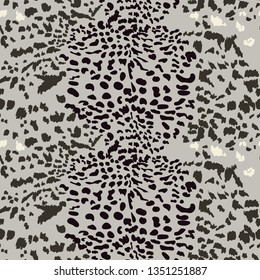 Seamless pattern with jaguar spots