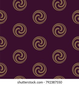 seamless pattern with japan inspired ornaments arranged in hexagons