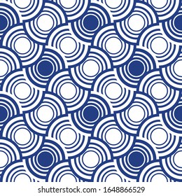 Seamless Pattern japanese design style. Cloth antique japanese seamless pattern for fabric design printed.