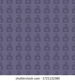 seamless pattern with jars and spoons