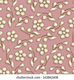 seamless pattern with jewelry