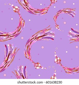 seamless pattern with jewelry. can be used as textile, wallpaper,  wrapping print