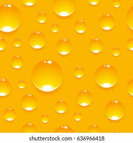 Seamless pattern with juicy bubbles