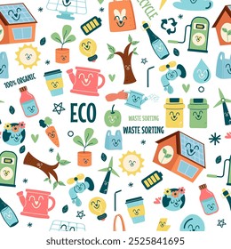 Sem emenda padrão kawaii bonito eco amigável