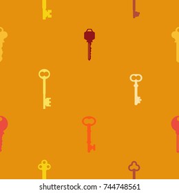 Seamless pattern with keys  for your design