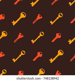 Seamless pattern with keys  for your design