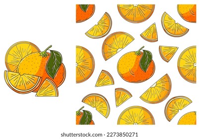Nahtlose Muster für Küche, Restaurant oder Geschäft. Handgezeichneter Stil