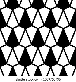 Seamless pattern with kites. Interlocking polygons tessellation background. Image with repeated geometrical figures. Scales motif. Grid wallpaper. Tiles illustration. Digital paper for print. Vector.