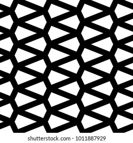 Seamless pattern with kites. Interlocking polygons tessellation background. Image with repeated geometrical figures. Scales motif. Grid wallpaper. Tiles illustration. Digital paper for print. Vector.