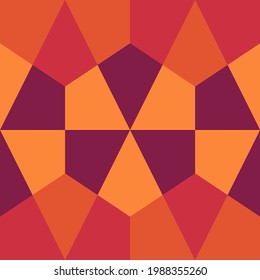 Seamless pattern. Kites ornament. Geometric wallpaper. Mosaic tiles. Flooring background. Ethnic motif. Geometrical backdrop. Digital paper. Ethnical web design. Textile print. Vector work