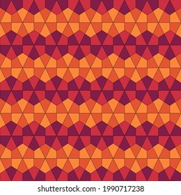 Patrón sin foco. Ornamento de cometas. Papel de escritorio geométrico. Baldosas mosaicas. Fondo del suelo. Motivo étnico. Fondo geométrico. Papel digital. Diseño web étnico. Impresión textil. Trabajo vectorial.