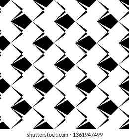 Seamless pattern. Kites, triangles ornament. Figures background. Ethnic wallpaper. Polygons motif. Geometric backdrop. Digital paper, textile print, web designing, abstract. Vector art.