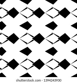 Seamless pattern. Kites, triangles ornament. Figures background. Ethnic wallpaper. Polygons motif. Geometric backdrop. Digital paper, textile print, web designing, abstract. Vector art.
