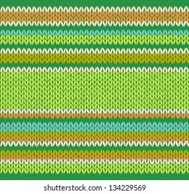 Seamless Pattern. Knit Texture. Fabric Color Tracery Background