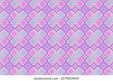 seamless pattern of knitting texture for the background of the postcards, invitations, wallpapers, banners and fabric pattern.