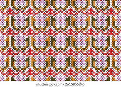 seamless pattern of knitting texture for the background of the postcards, invitations, wallpapers, banners and fabric pattern.