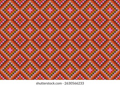 seamless pattern of knitting texture for the background of the postcards, invitations, wallpapers, banners and fabric pattern.