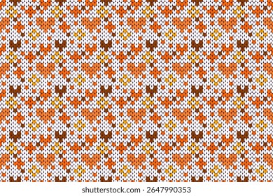 seamless pattern of knitting texture for the background of the postcards, invitations, wallpapers, banners and fabric pattern.