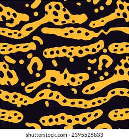Seamless pattern. Korean food. Can be used as swatch in Illustrator. Bright and large elements. Applicable for textile design, as print.