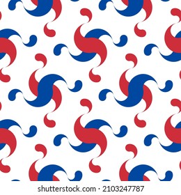 seamless pattern of korean. vector illustration. print, book cover, wrapping paper, decoration, banner and etc
