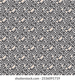 Seamless Pattern kufic square arabic calligraphy of a verse from chapter Yunus from the Quran. Simple modern background texture. Repeat geo design