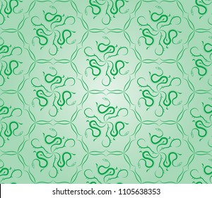 
Seamless pattern for kurta pajamas - traditional clothes in Pakistan, Afghanistan, Tajikistan, Bangladesh, India, Nepal and Sri Lanka. Kurta-pajama ikat tribal art.  Ethnic ornament for fabric.