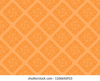 Seamless pattern for kurta pajamas - traditional clothes in Pakistan, Afghanistan, Tajikistan, Bangladesh, India, Nepal and Sri Lanka. Kurta-pajama ikat tribal art.  Ethnic ornament for fabric.